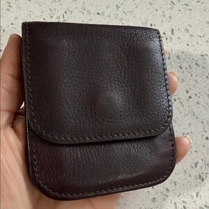 KENETH COLE LUXURY Brown Leather TAXI Wallet 🥹💃🏼🙋‍♂️